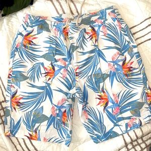 Tropical Print Board Short Chino Men’s S (28-30) NWOT 9” inseam